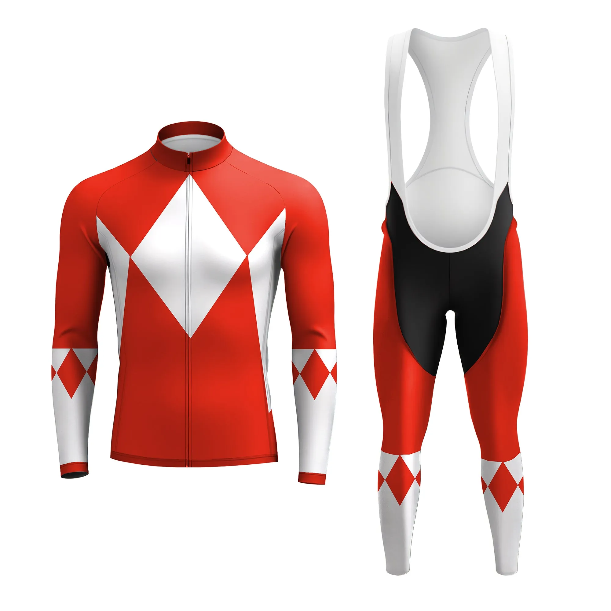 Cycling Rangers Red Men's Long Sleeve Cycling Kit sold by RSSC Sports