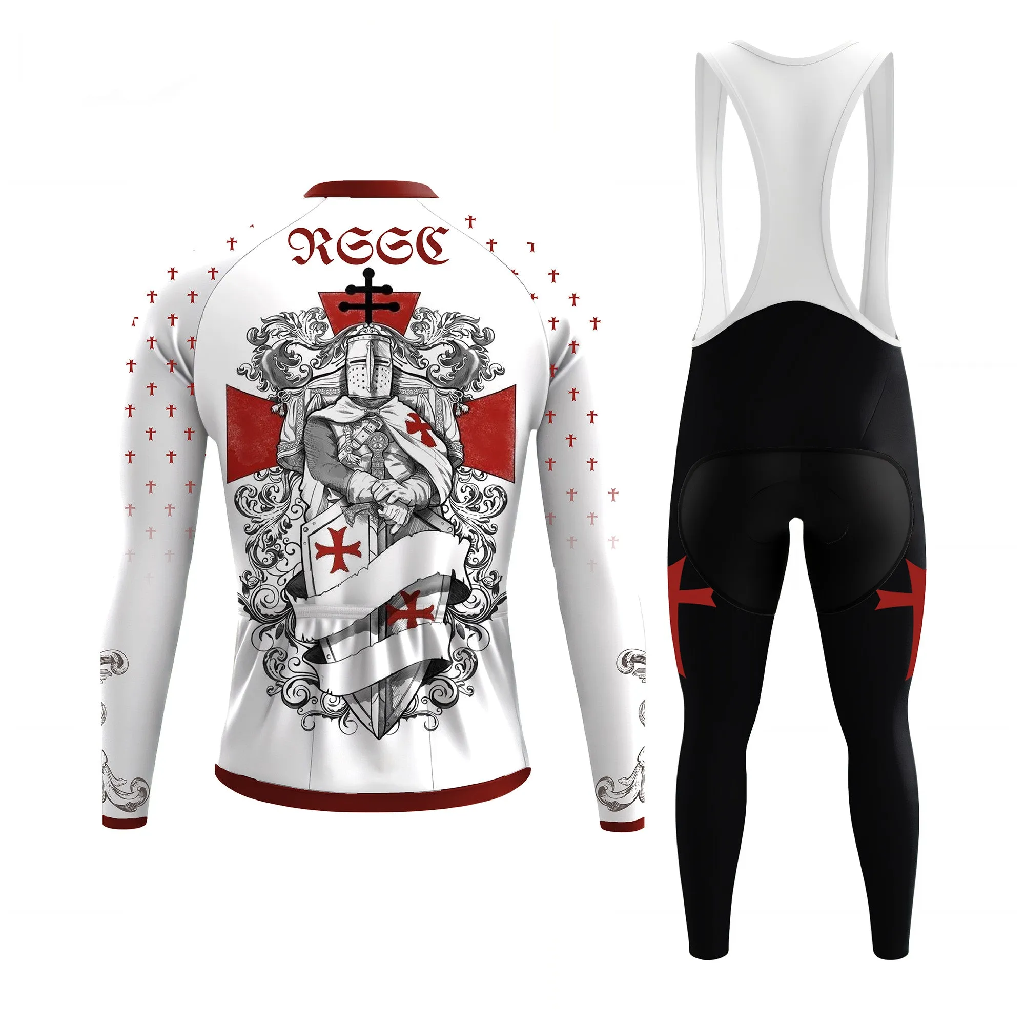 Knight’s Honor Men's Long Sleeve Cycling Kit sold by RSSC Sports product image thumbnail 2