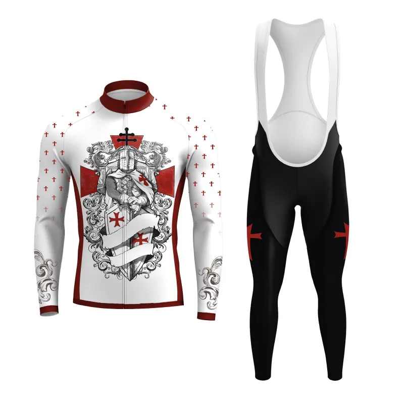Knight’s Honor Men's Long Sleeve Cycling Kit made by RSSC Sports
