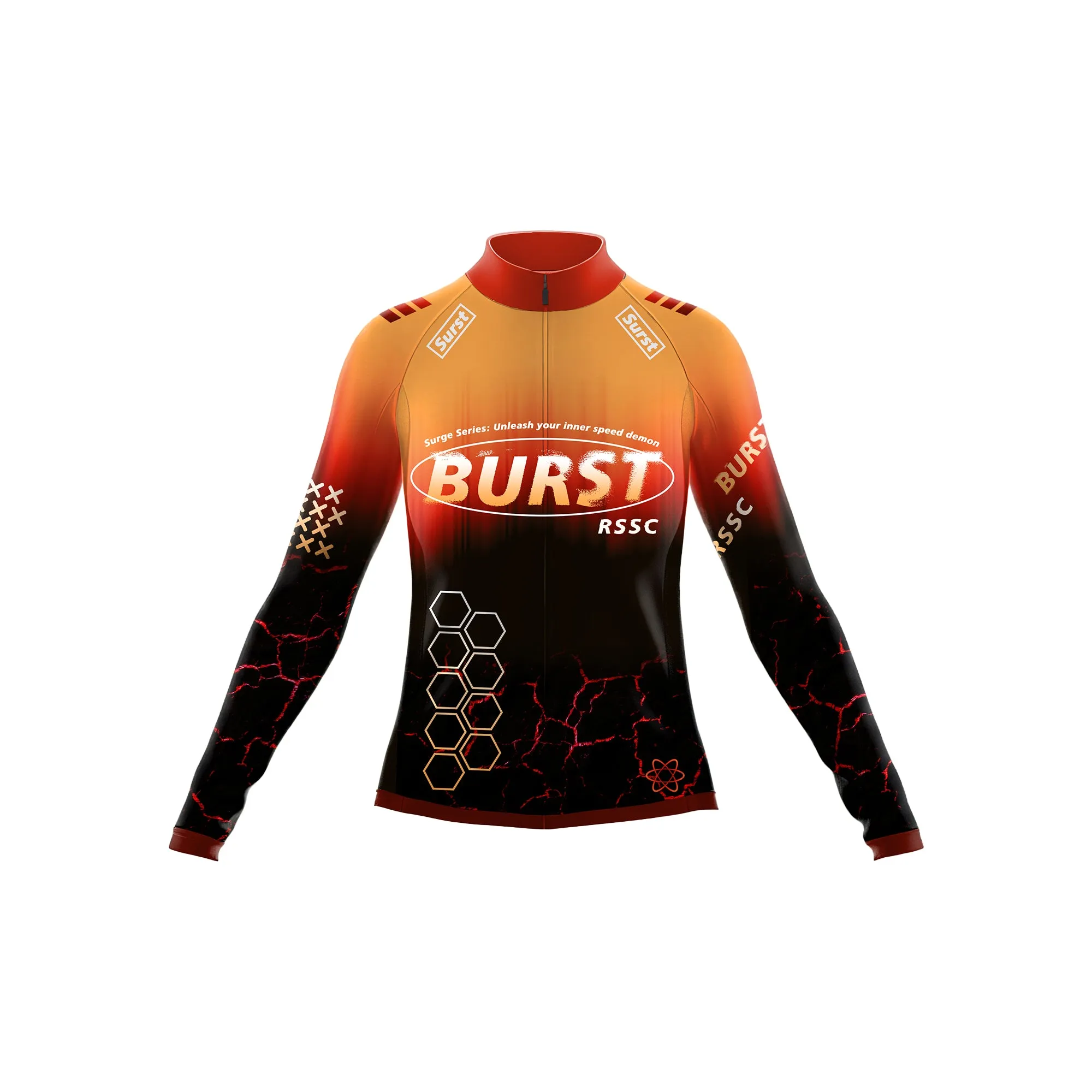 RSSC Burst Women's Long Sleeve Cycling Kit sold by RSSC Sports product image thumbnail 3