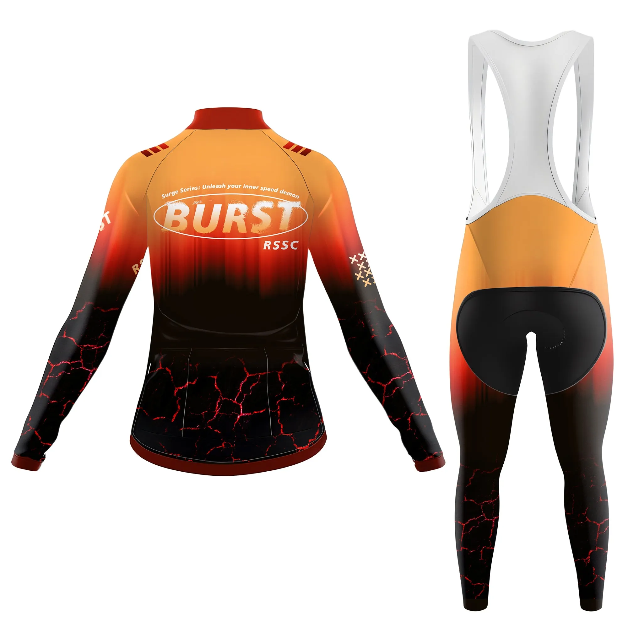 RSSC Burst Women's Long Sleeve Cycling Kit sold by RSSC Sports product image thumbnail 2