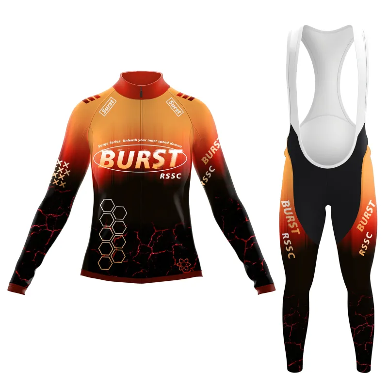 RSSC Burst Women's Long Sleeve Cycling Kit sold by RSSC Sports