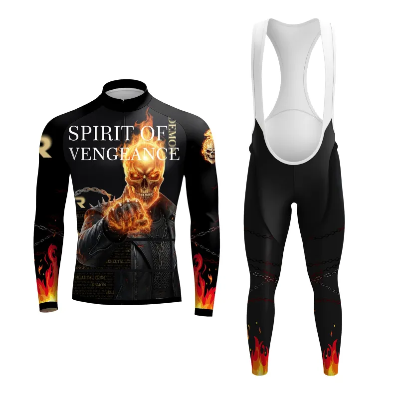 Flame of Retribution Men's Long Sleeve Cycling Kit sold by RSSC Sports