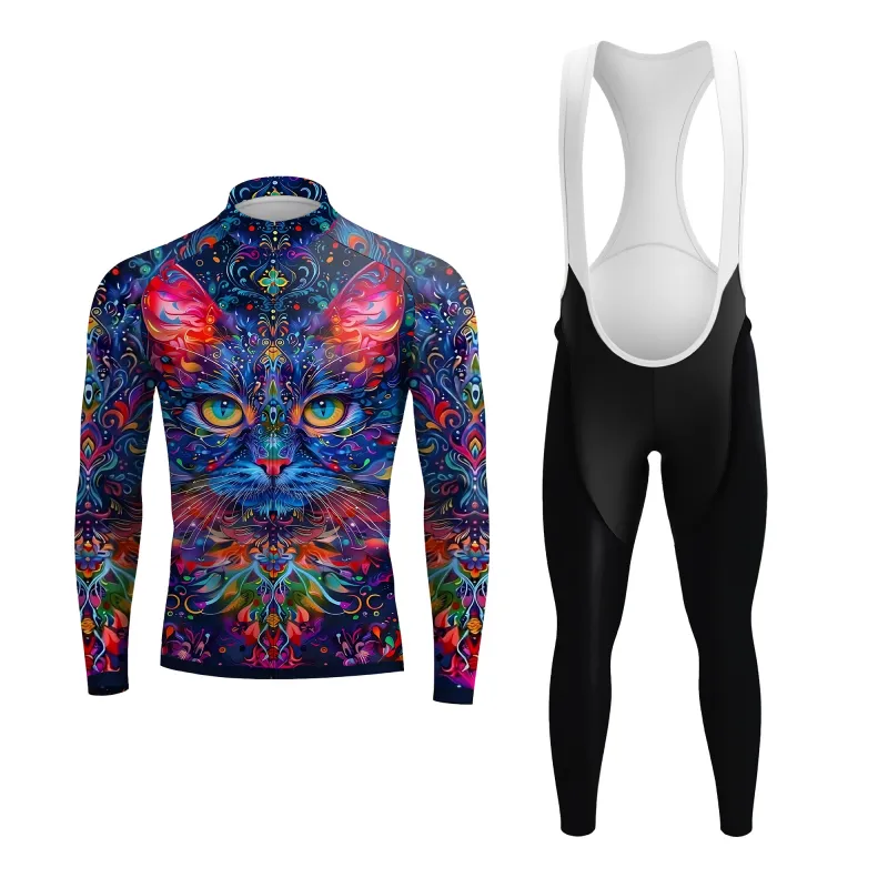 Tech Cat Men's Long Sleeve Cycling Kit made by RSSC Sports