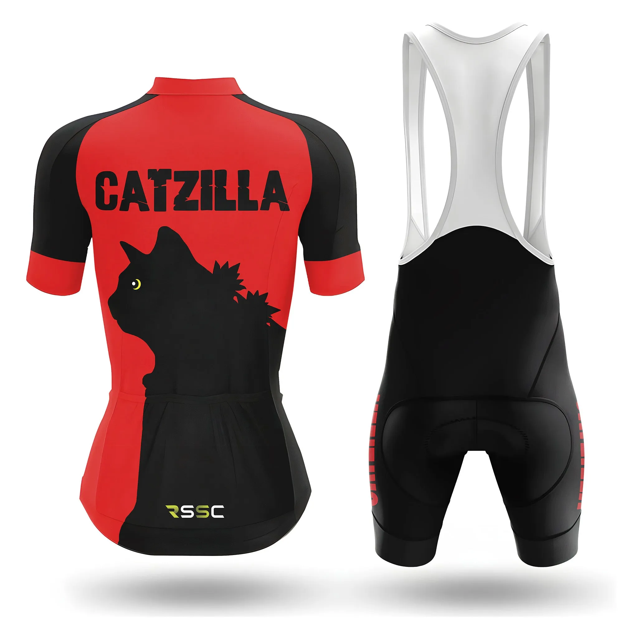 cat gatzilla Women's Short Sleeve Cycling Kit sold by RSSC Sports product image thumbnail 2
