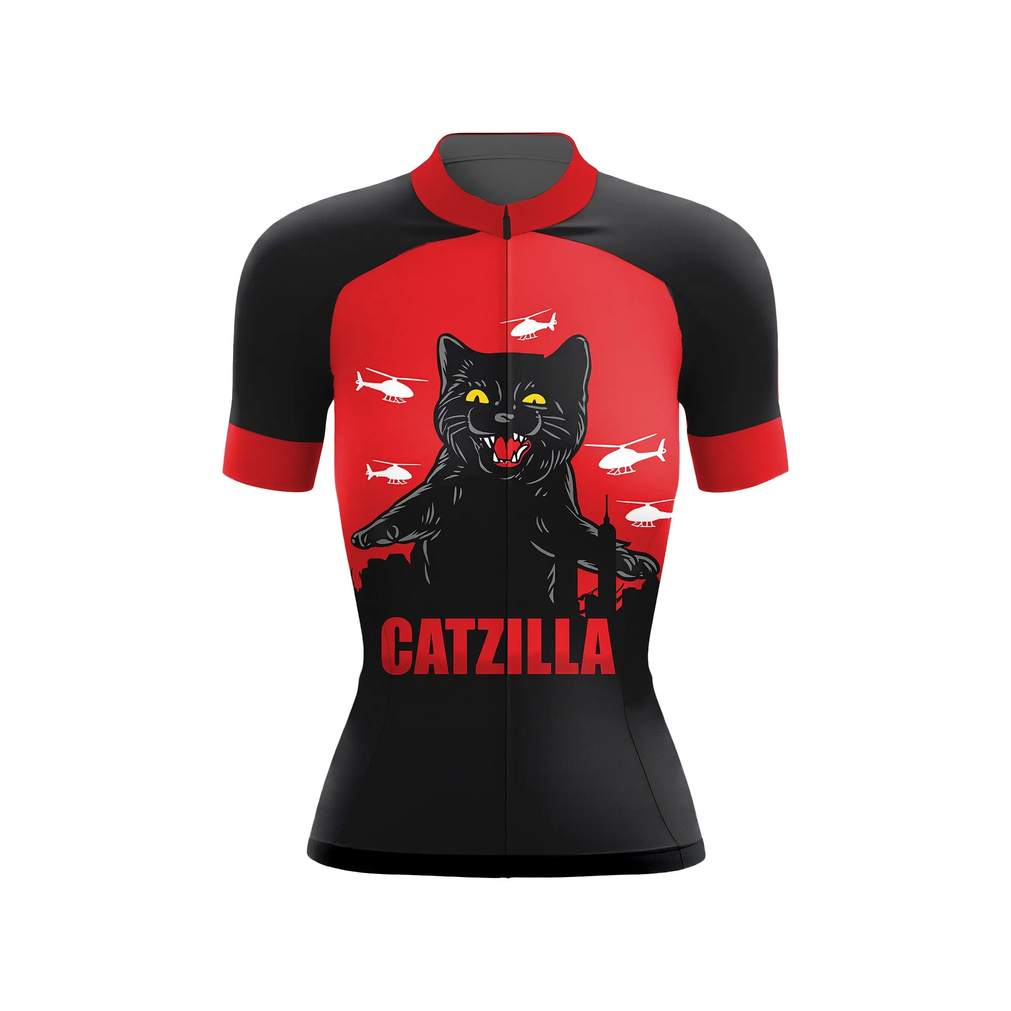 cat gatzilla Women's Short Sleeve Cycling Kit sold by RSSC Sports product image thumbnail 3