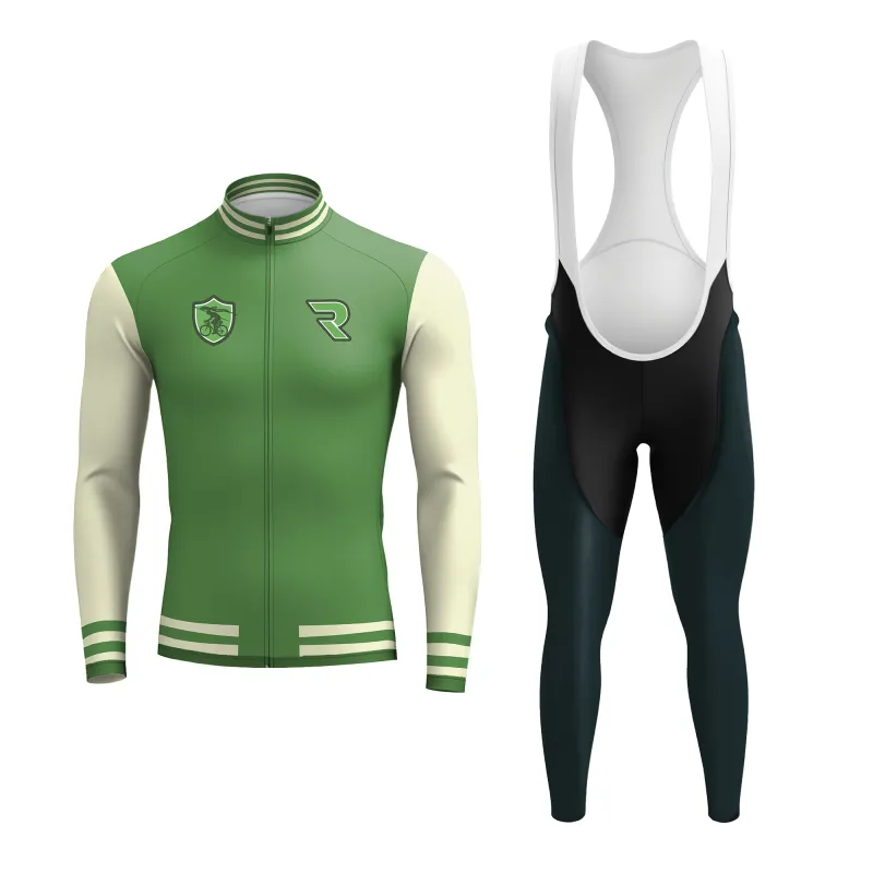 Retro Campus Men's Long Sleeve Cycling Kit made by RSSC Sports