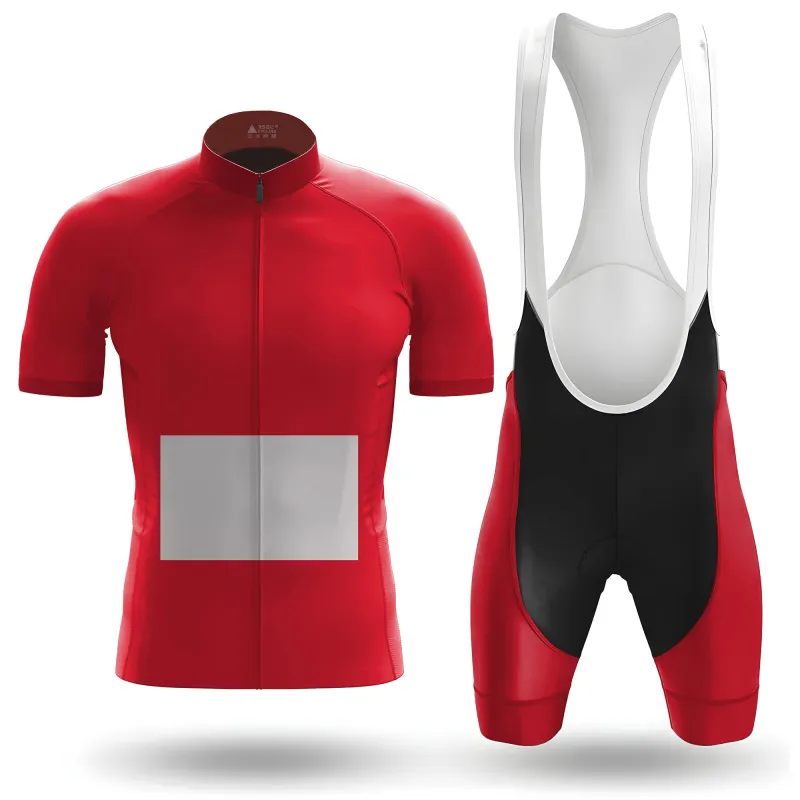 Red Signal Men's Short Sleeve Cycling Kit made by RSSC Sports