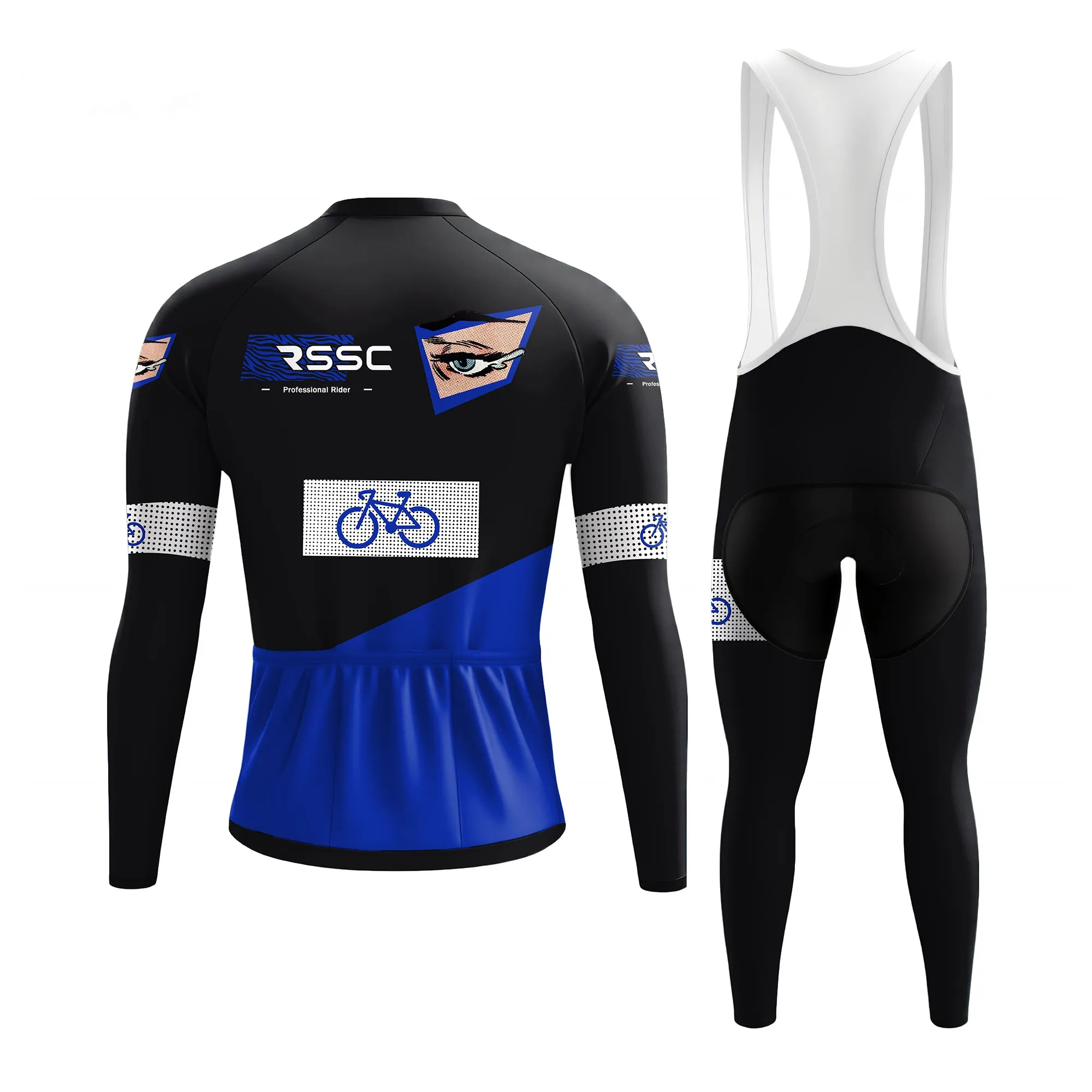 Blue Tear Men's Long Sleeve Cycling Kit sold by RSSC Sports product image thumbnail 2