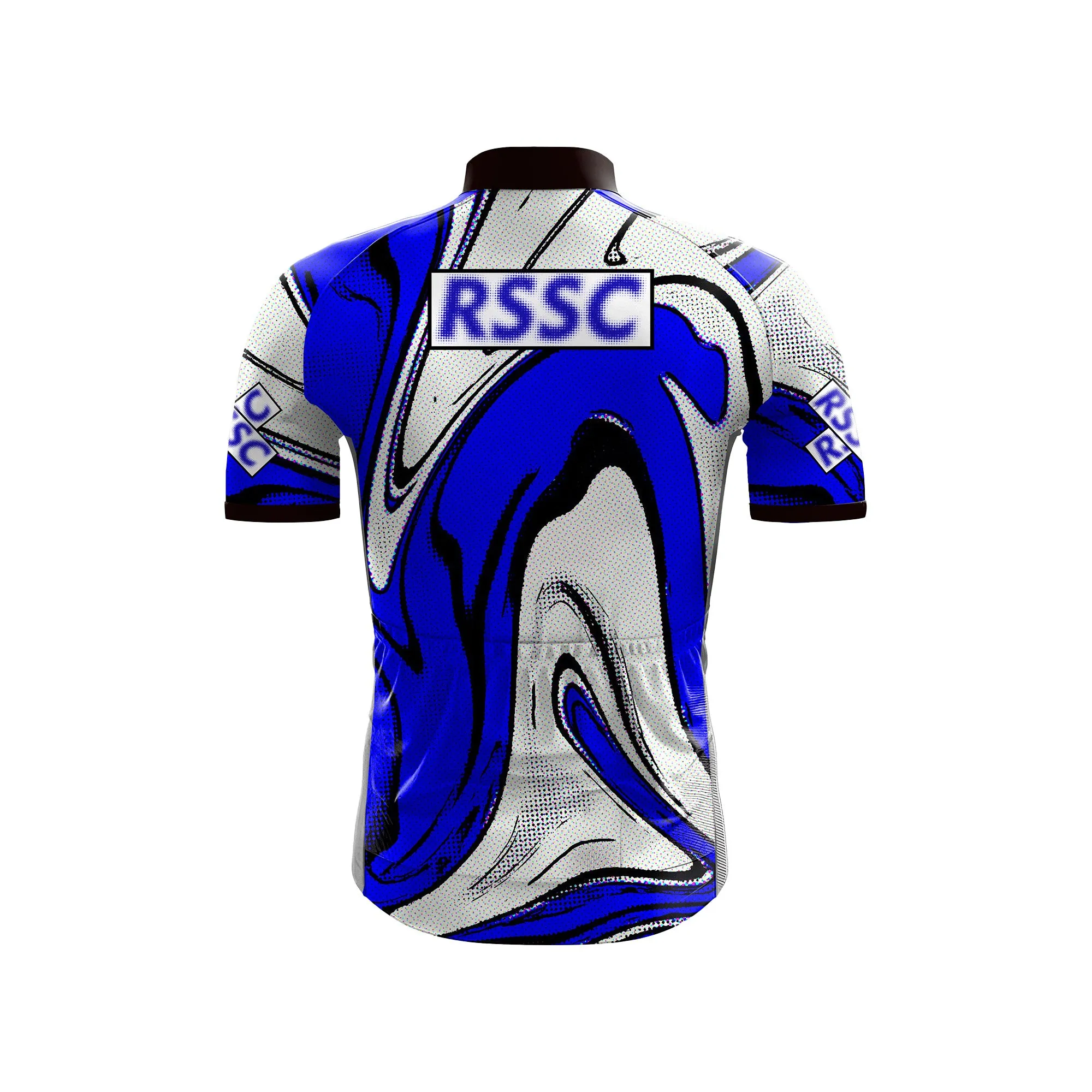 Cobalt Swirl Men's Short Sleeve Cycling Kit sold by RSSC Sports product image thumbnail 4