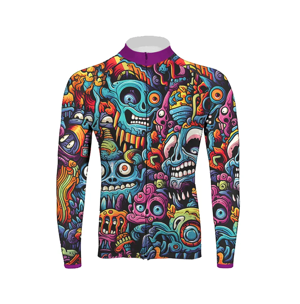 Alien Creatures Multicolor Men's Long Sleeve Cycling Kit (Clearance Sale) sold by RSSC Sports product image thumbnail 3