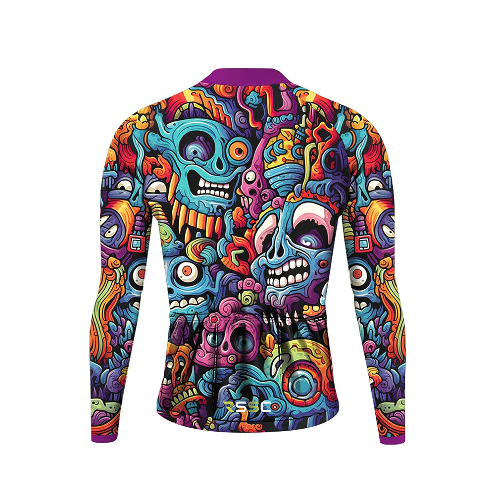 Alien Creatures Multicolor Men's Long Sleeve Cycling Kit (Clearance Sale) sold by RSSC Sports product image thumbnail 4