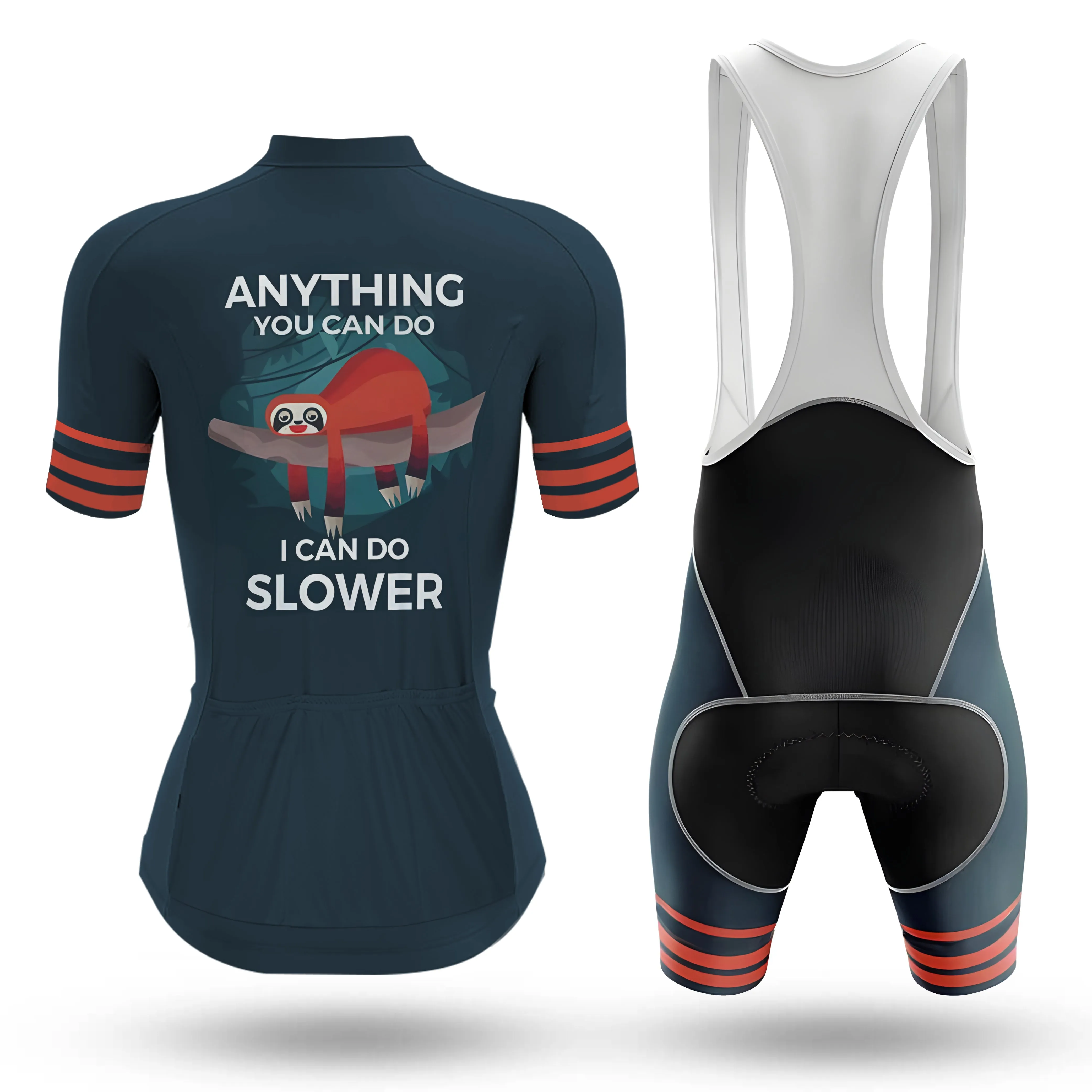 Sloth Can Do Slower Women's Short Sleeve Cycling Kit (Clearance Sale) sold by RSSC Sports product image thumbnail 2