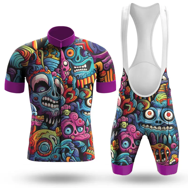 Alien Creatures Multicolor Men's Cycling Kit (Clearance Sale) made by RSSC Sports