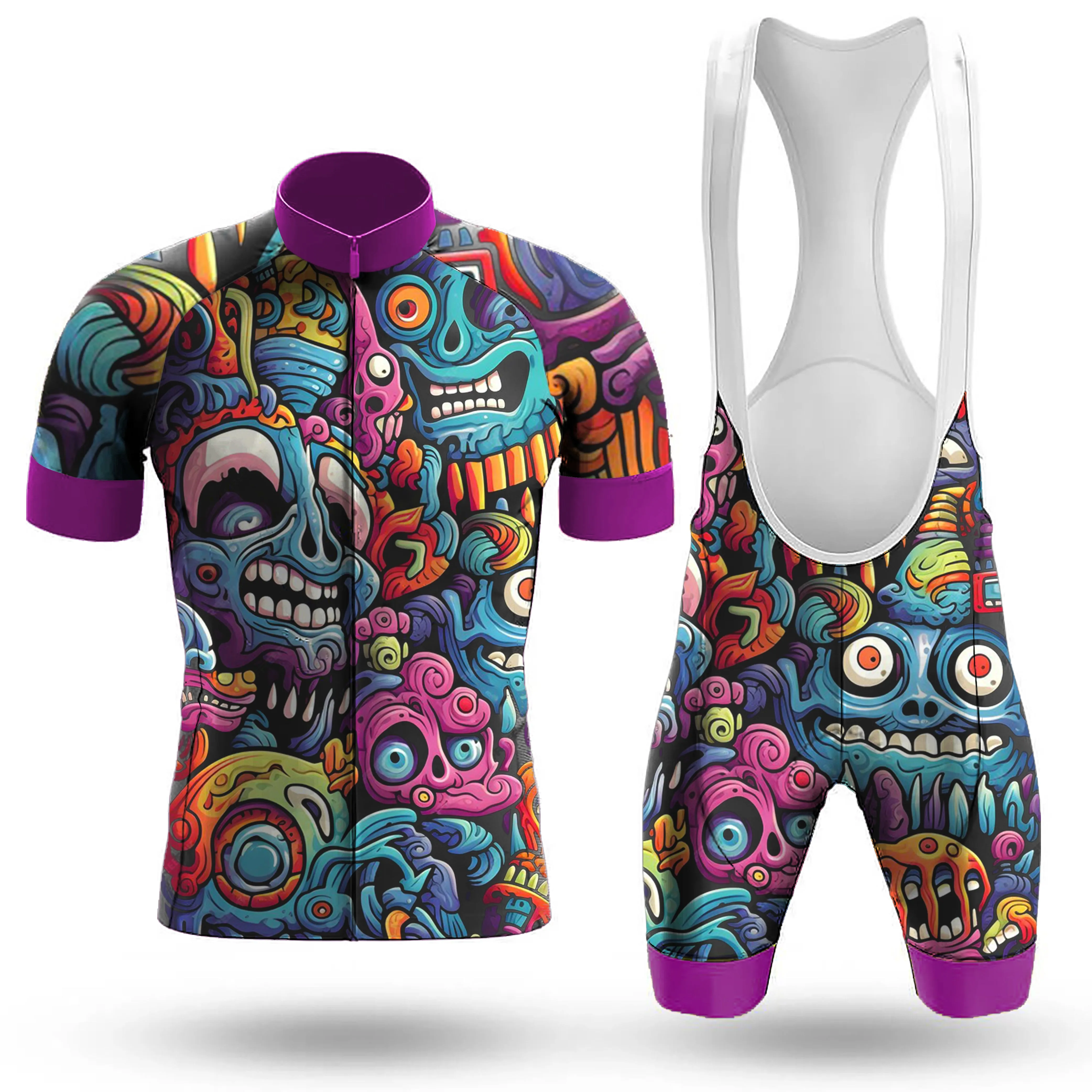 Alien Creatures Multicolor Men's Cycling Kit (Clearance Sale) sold by RSSC Sports