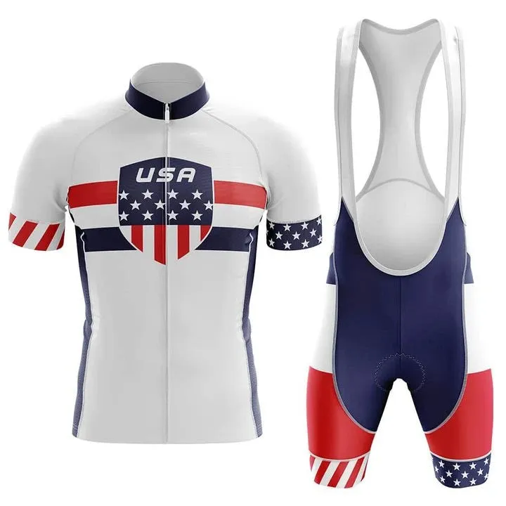 USA V5 Men's Short Sleeve Cycling Kit (Clearance Sale) sold by RSSC Sports
