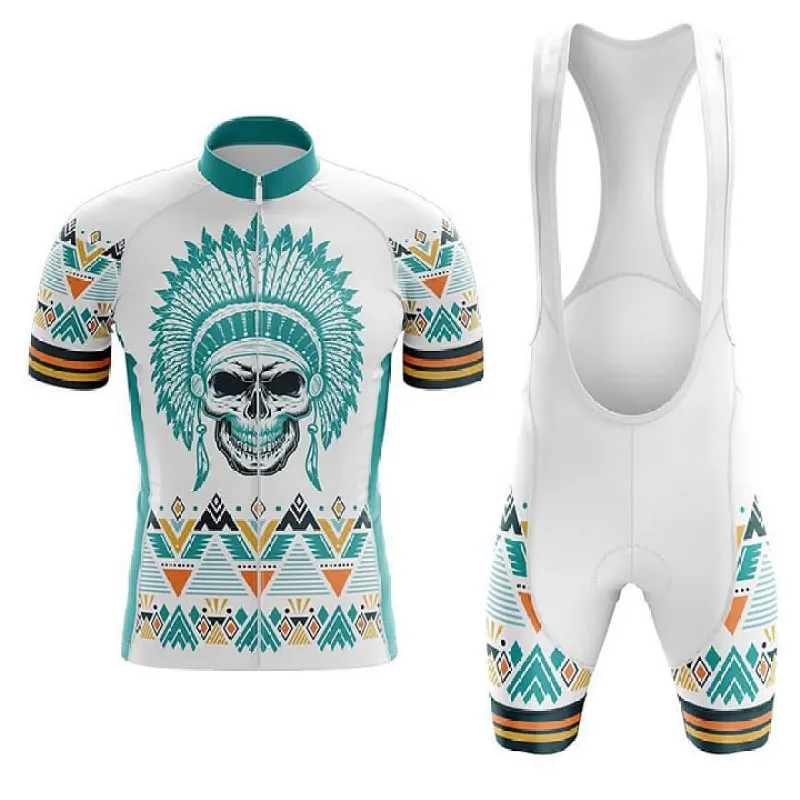 Skull Men's Short Sleeve Cycling Kit (Clearance Sale) made by RSSC Sports