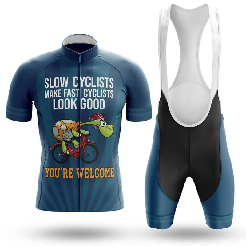 Slow Cyclist Men's Short Sleeve Cycling Kit (Clearance Sale) made by RSSC Sports