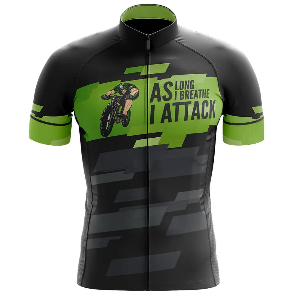 AS LONG I BREATHE I ATTACK Men's Short Sleeve Cycling Kit (Clearance Sale) sold by RSSC Sports product image thumbnail 3