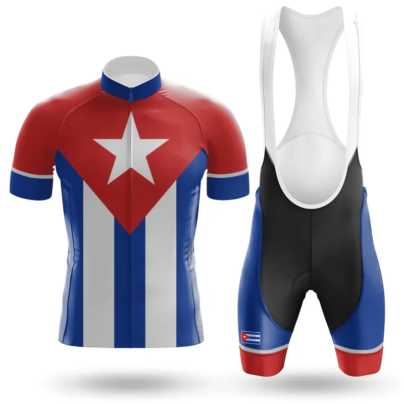 Flag Of Cuba Men's Cycling Kit (Clearance Sale) made by RSSC Sports
