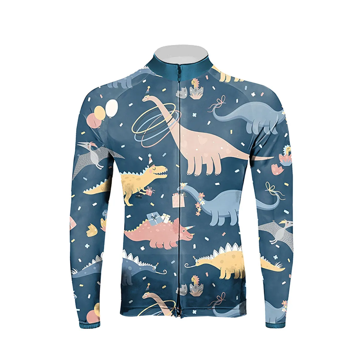 Dinosaur Pattern Men's Long Sleeve Cycling Kit (Clearance Sale) sold by RSSC Sports product image thumbnail 3