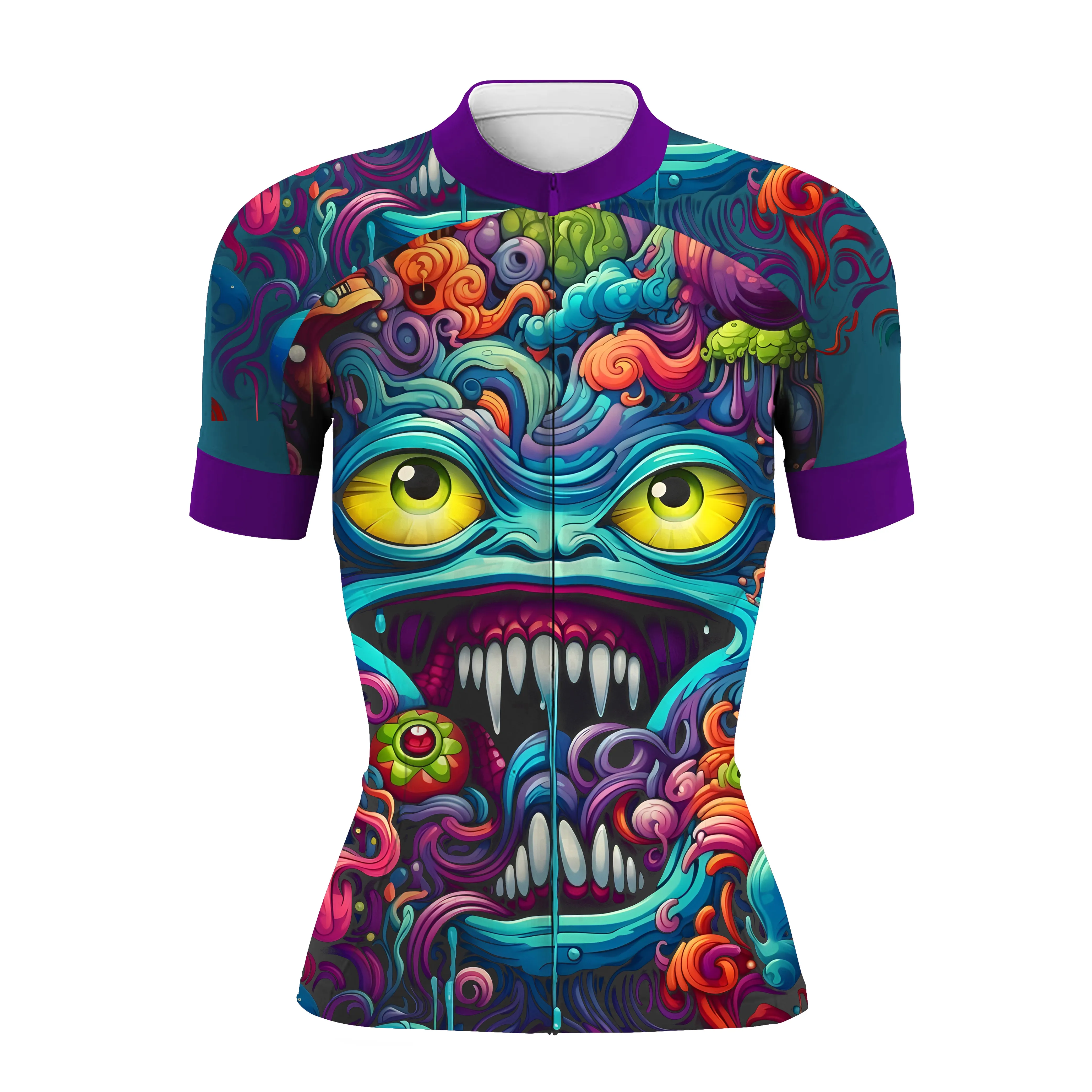 Abstract Graffiti Demon Doodle Women's Short Sleeve Cycling Kit (Clearance Sale) sold by RSSC Sports product image thumbnail 3