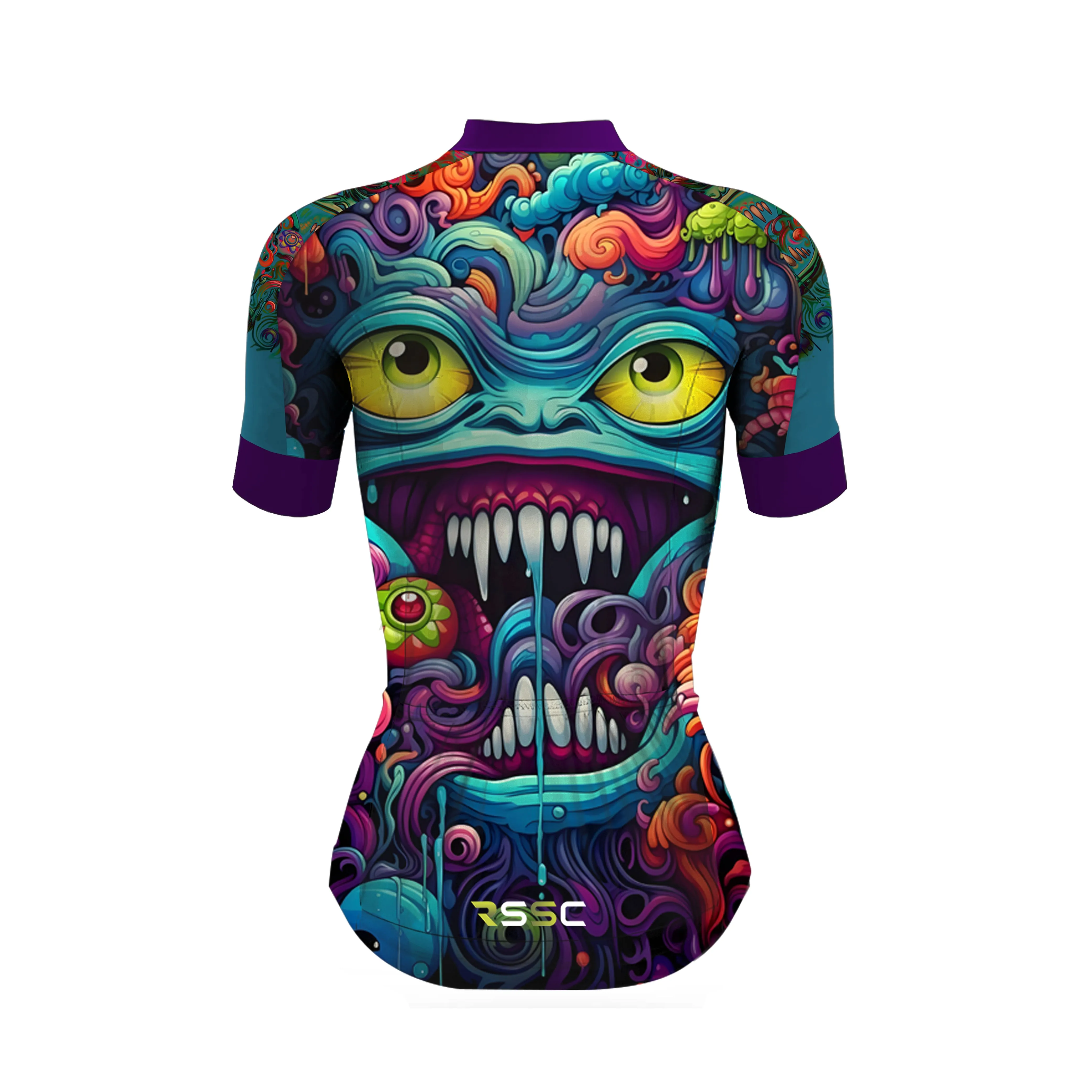 Abstract Graffiti Demon Doodle Women's Short Sleeve Cycling Kit (Clearance Sale) sold by RSSC Sports product image thumbnail 4