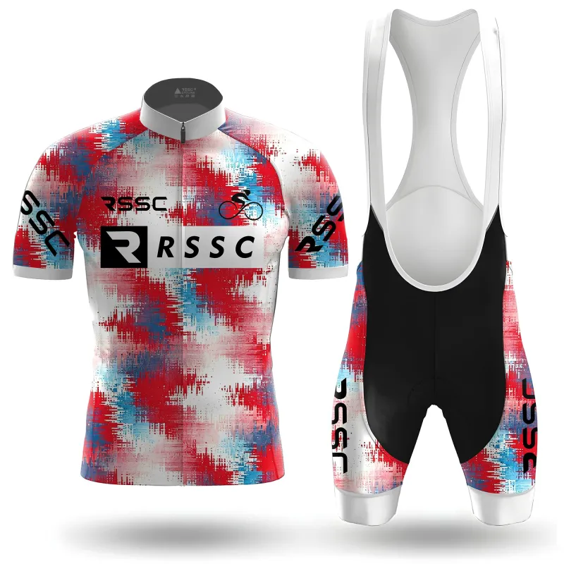 Pixel Pulse Men's Short Sleeve Cycling Kit made by RSSC Sports