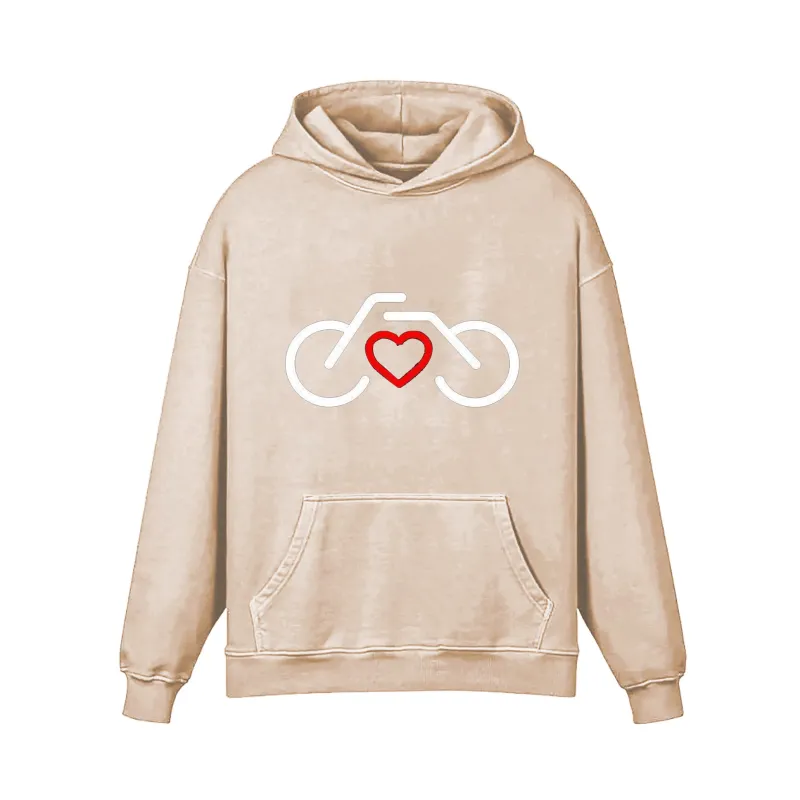 Bicycle Heart Hoodie（Clearance Sale） sold by RSSC Sports