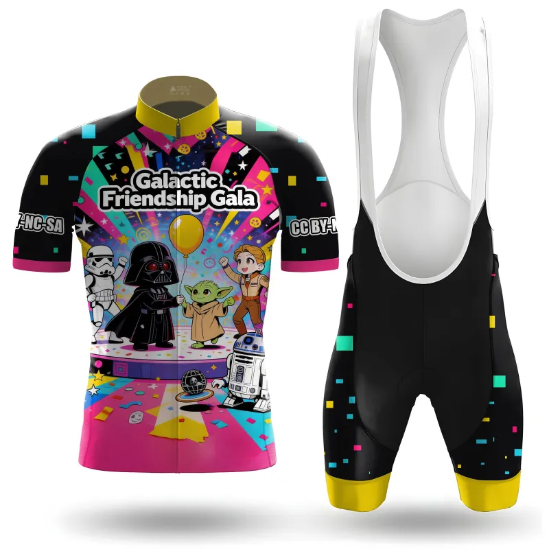 Galactic Friendship Gala Men's Short Sleeve Cycling Kit made by RSSC Sports