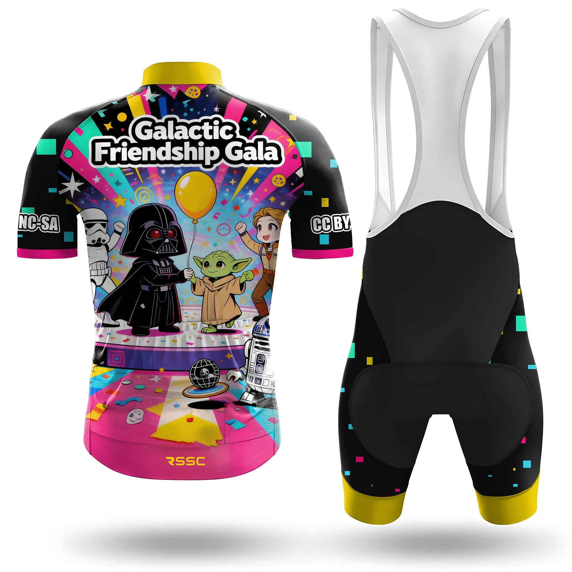 Galactic Friendship Gala Men's Short Sleeve Cycling Kit sold by RSSC Sports product image thumbnail 2