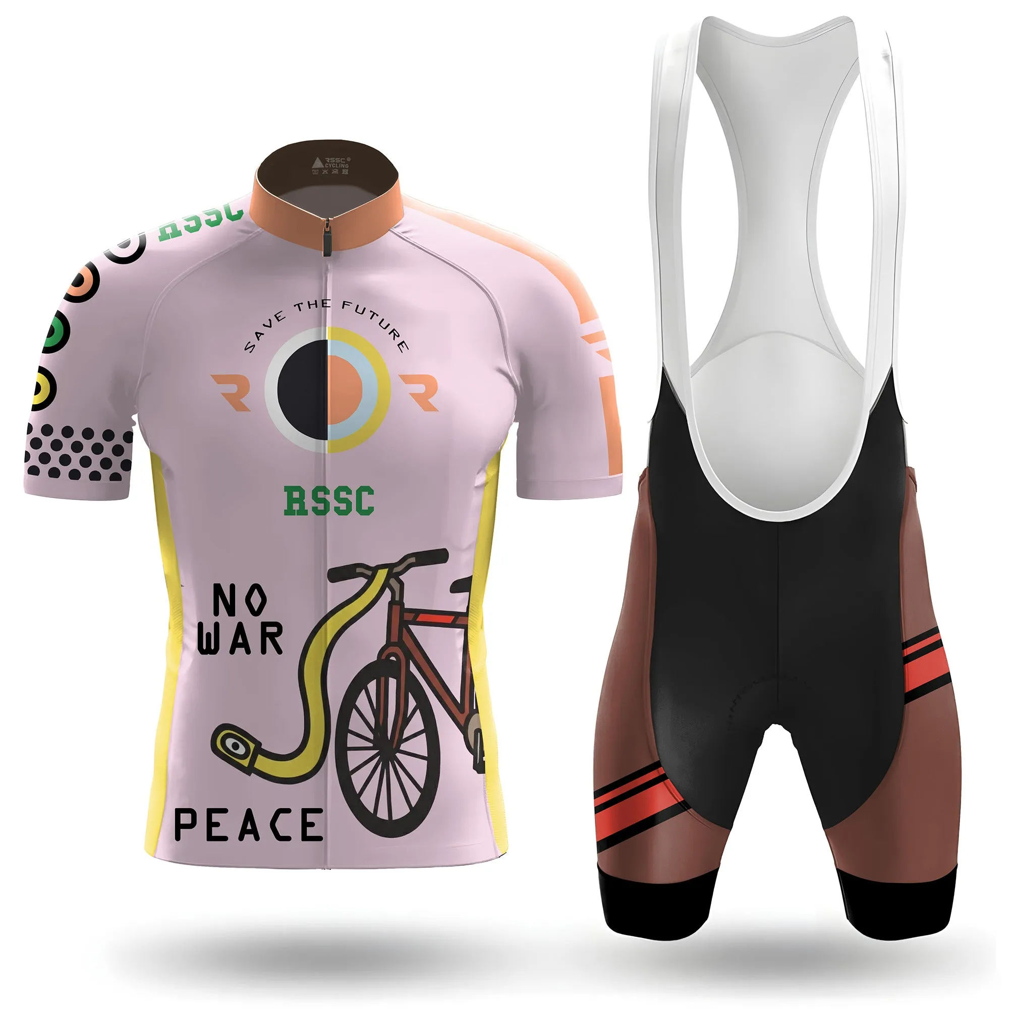 RSSC Peace Envoy Men's Short Sleeve Cycling Kit sold by RSSC Sports