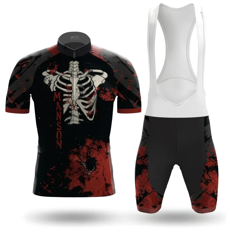 Marikyn Manson Men's Short Sleeve Cycling Kit made by RSSC Sports