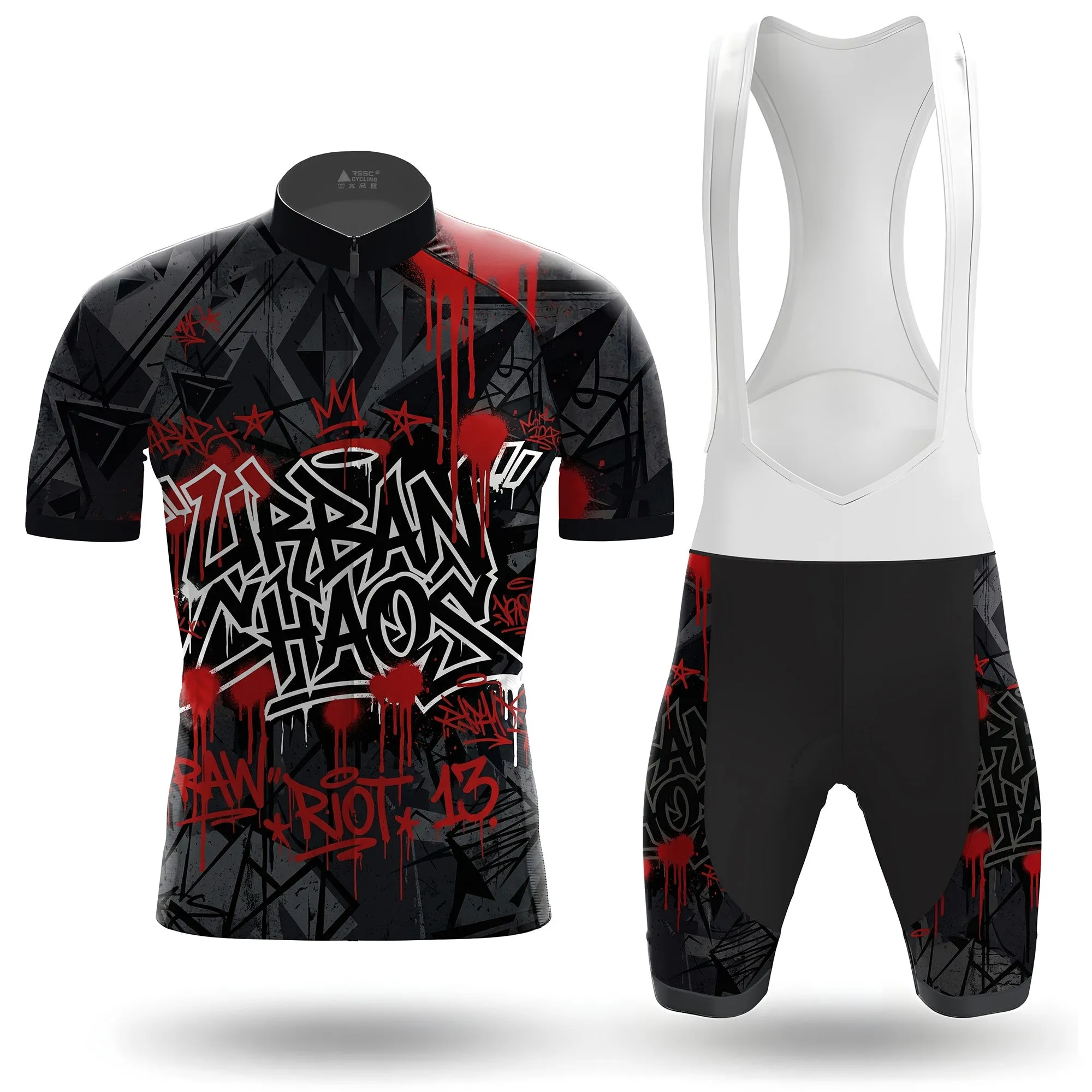 Urban Chaos Men's Short Sleeve Cycling Kit sold by RSSC Sports