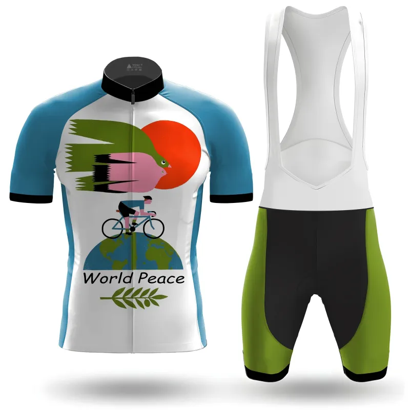 Wings of Peace Men's Short Sleeve Cycling Kit made by RSSC Sports