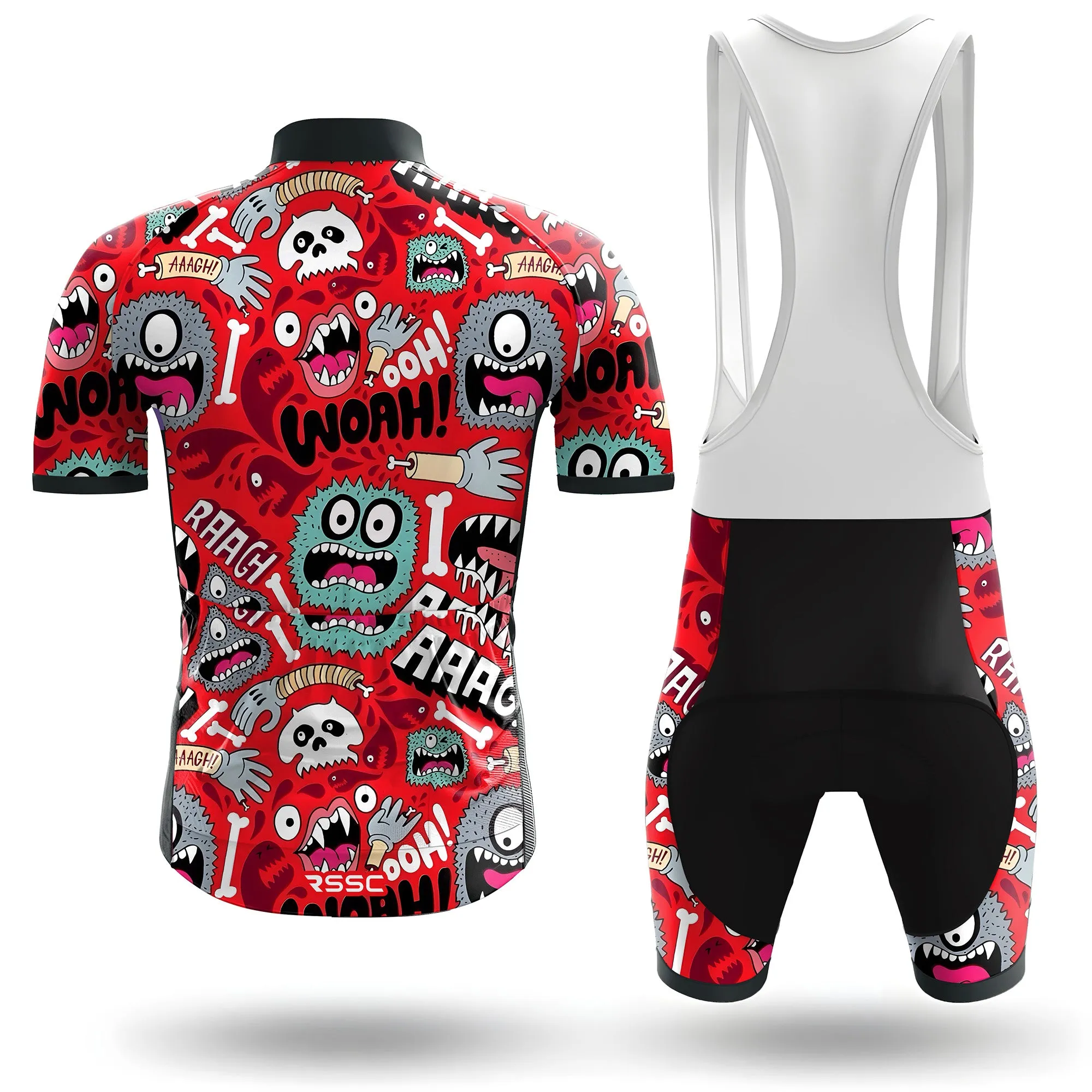 Screaming Graphic Men's Short Sleeve Cycling Kit sold by RSSC Sports product image thumbnail 2