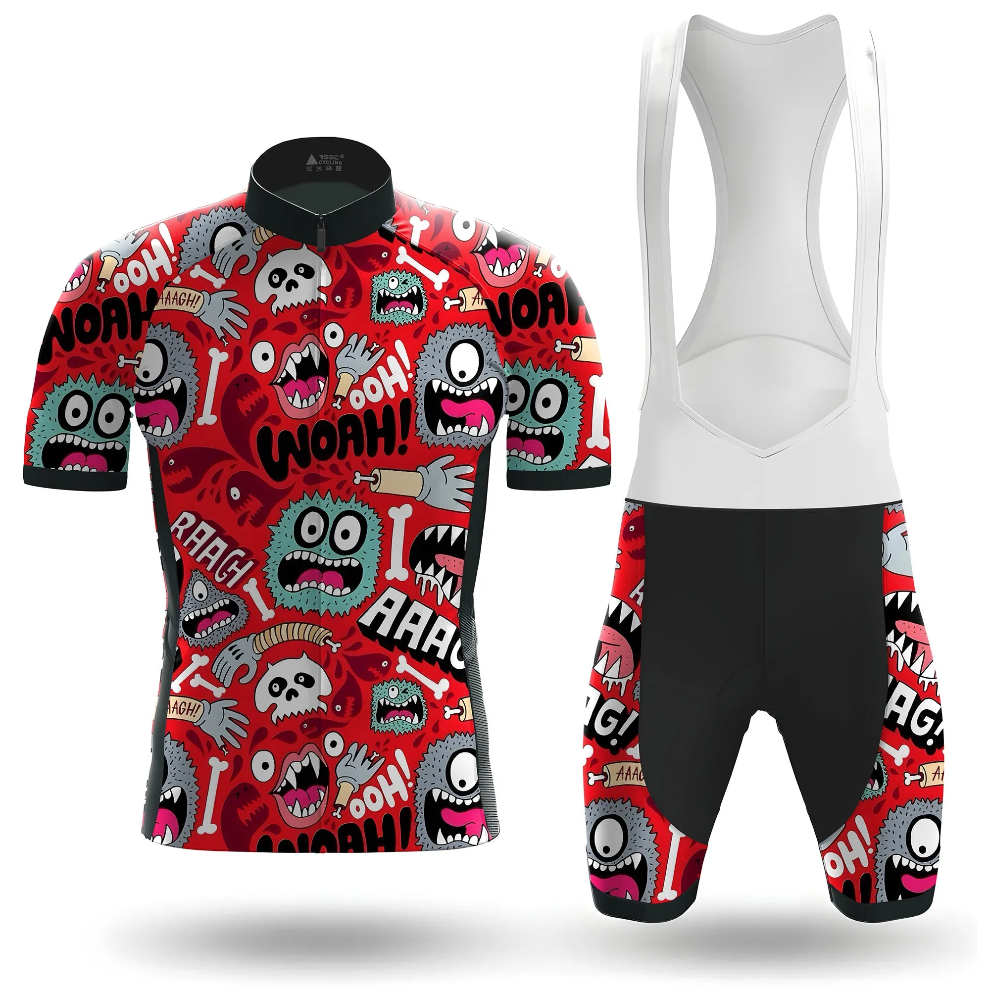 Screaming Graphic Men's Short Sleeve Cycling Kit sold by RSSC Sports