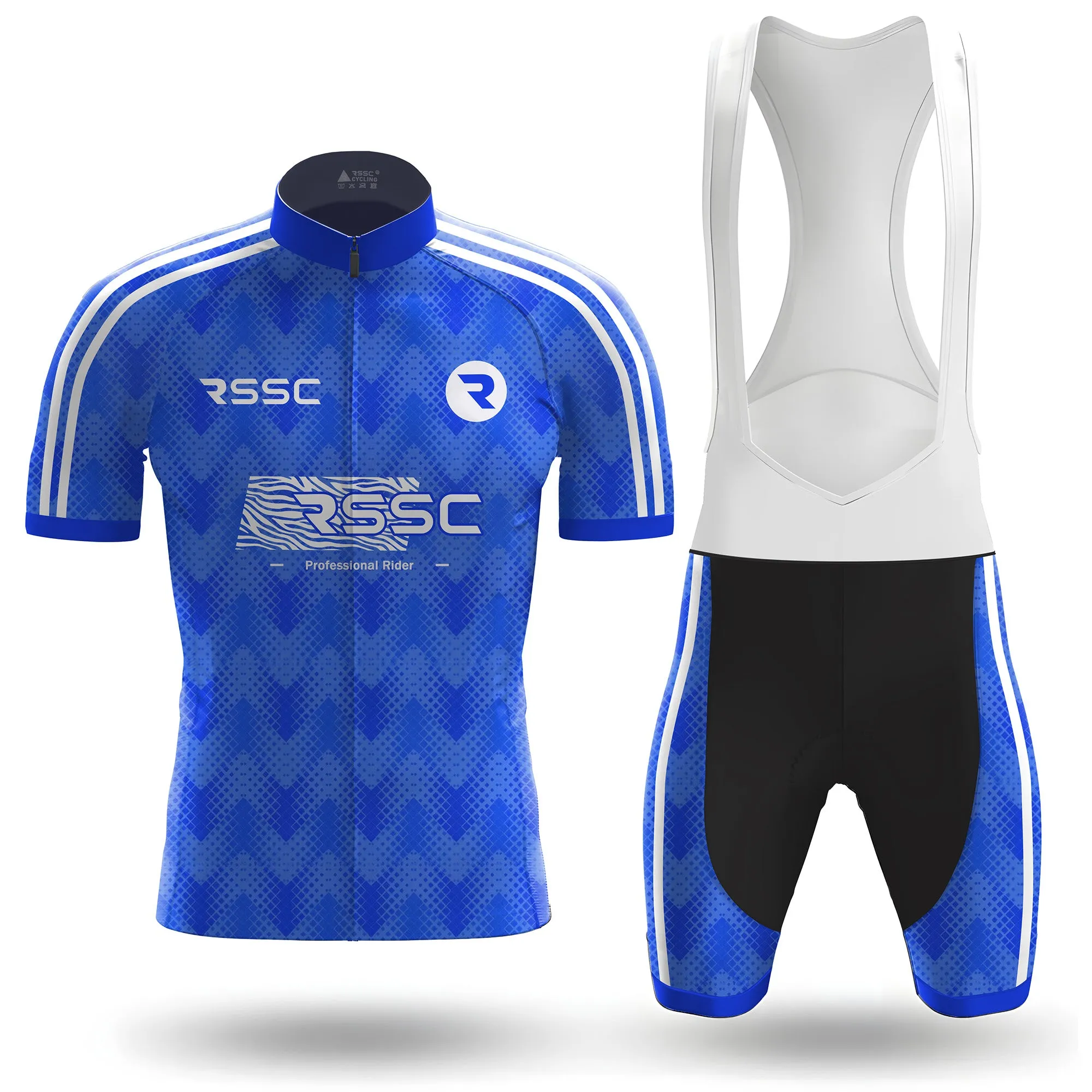 Digital Cobalt Men's Short Sleeve Cycling Kit sold by RSSC Sports