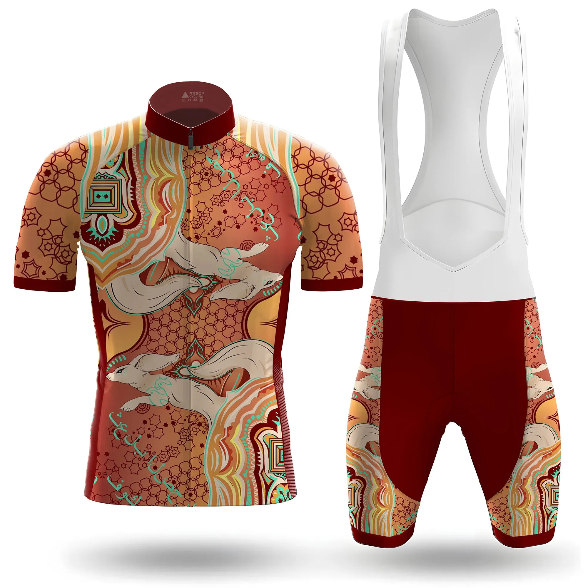 Fennec Fox Men's Short Sleeve Cycling Kit sold by RSSC Sports