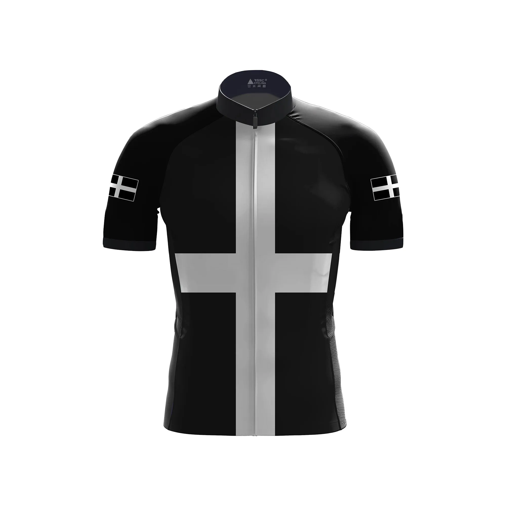 Cornish flag Men's Short Sleeve Cycling Kit sold by RSSC Sports product image thumbnail 3