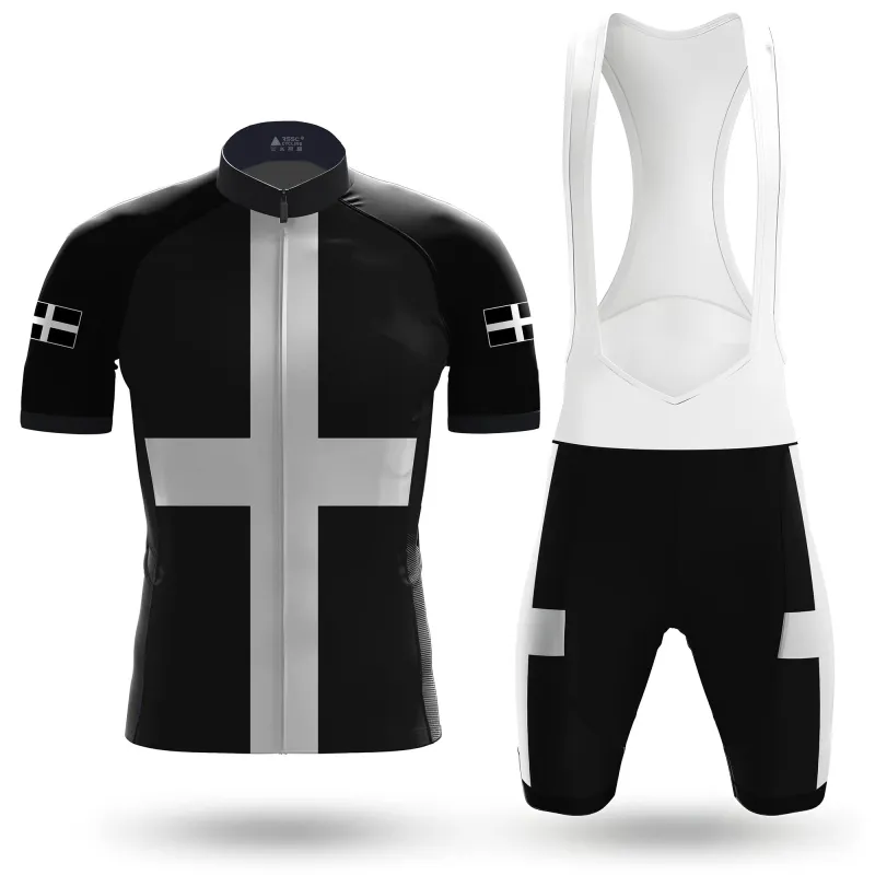 Cornish flag Men's Short Sleeve Cycling Kit made by RSSC Sports