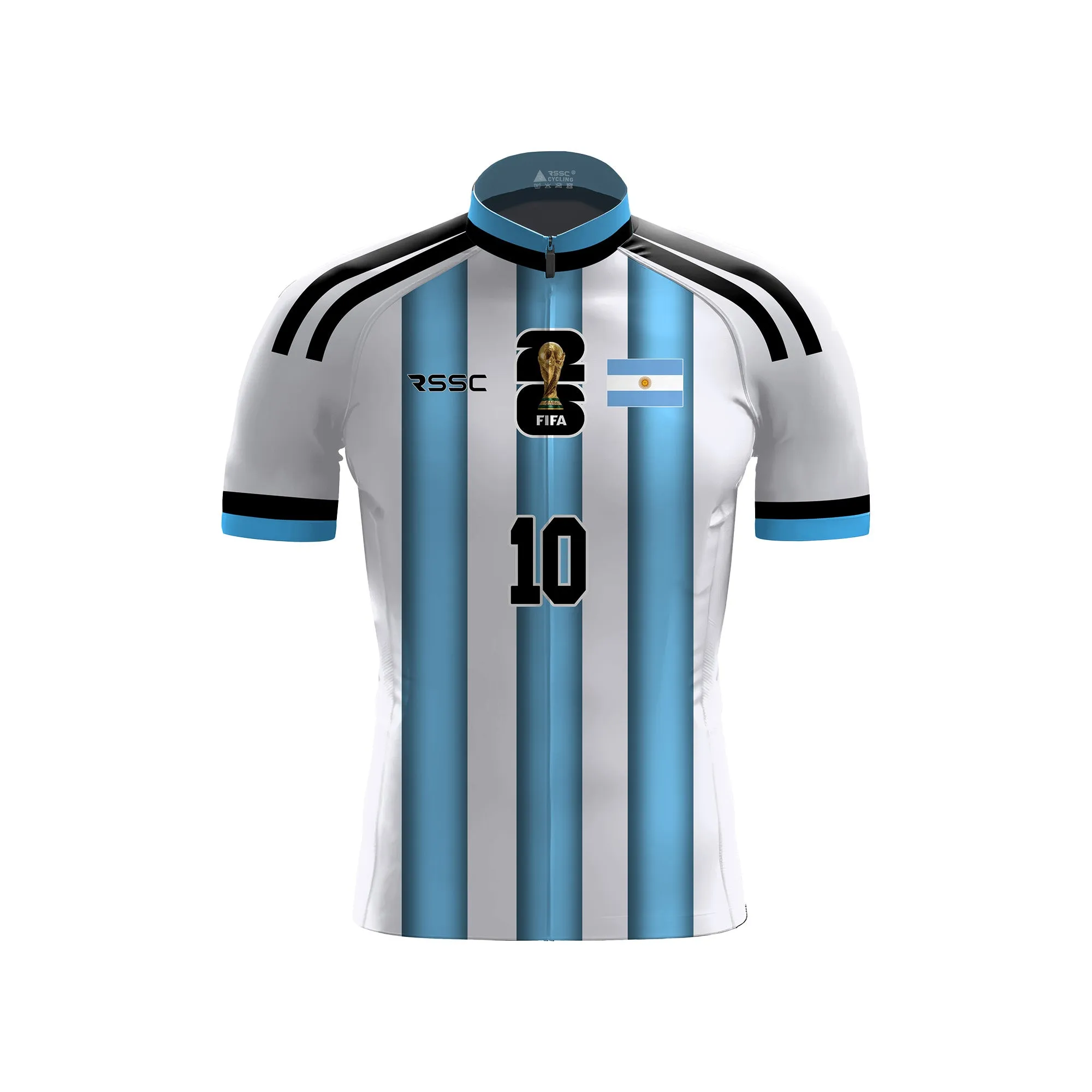 FIFA 2026 Argentina Men's Short Sleeve Cycling Kit sold by RSSC Sports product image thumbnail 3