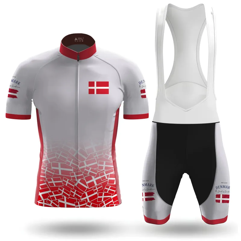 DENMARK Men's Short Sleeve Cycling Kit made by RSSC Sports