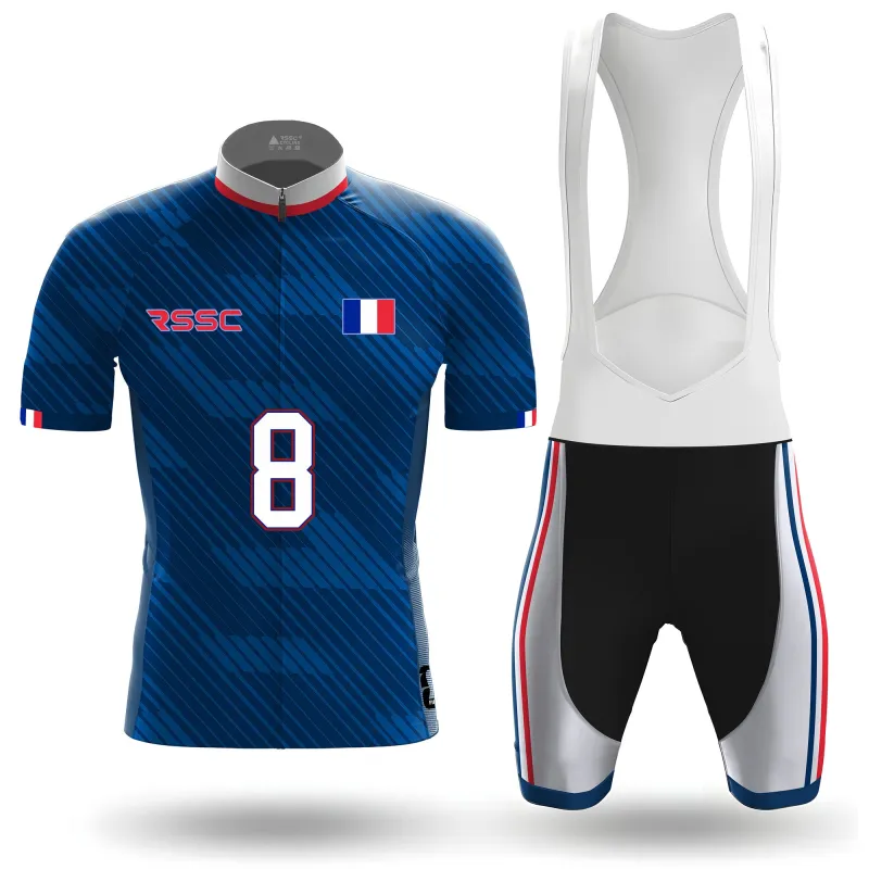 FIFA 2026 France  Men's Short Sleeve Cycling Kit made by RSSC Sports