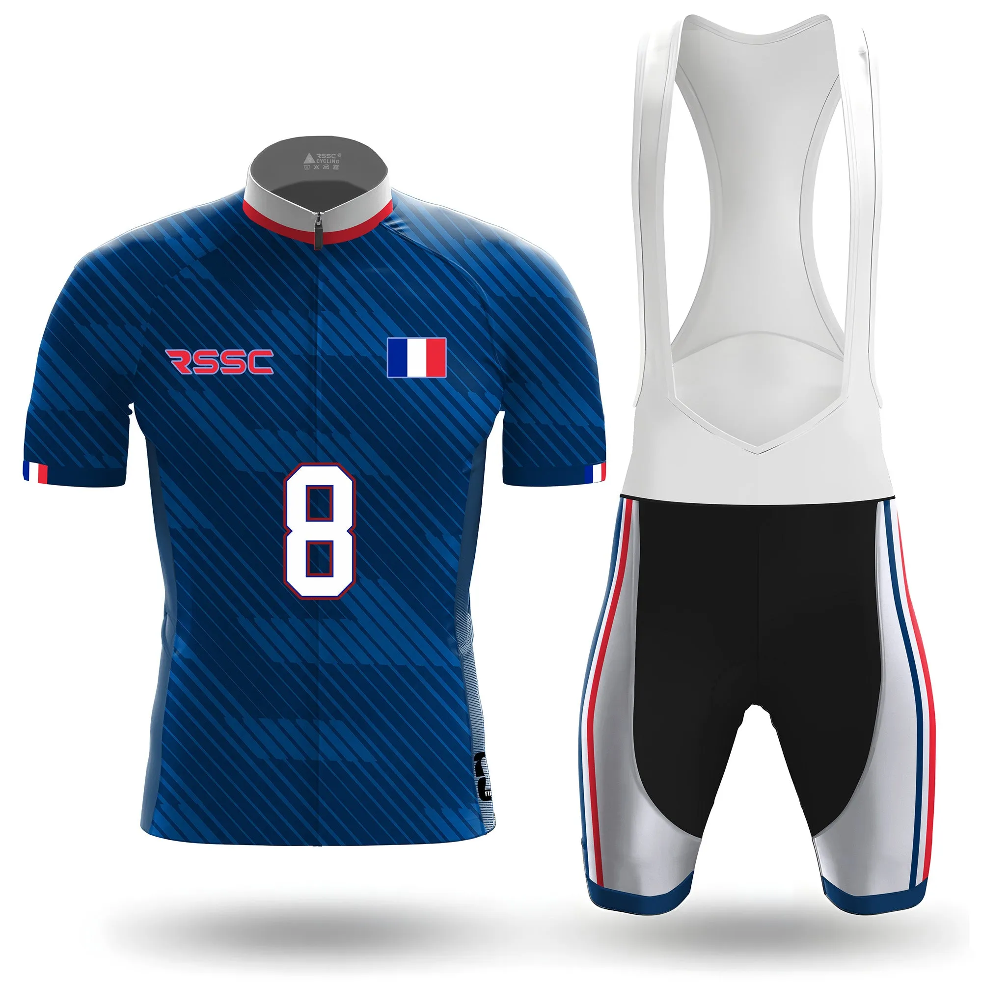2026 France Men's Short Sleeve Cycling Kit sold by RSSC Sports