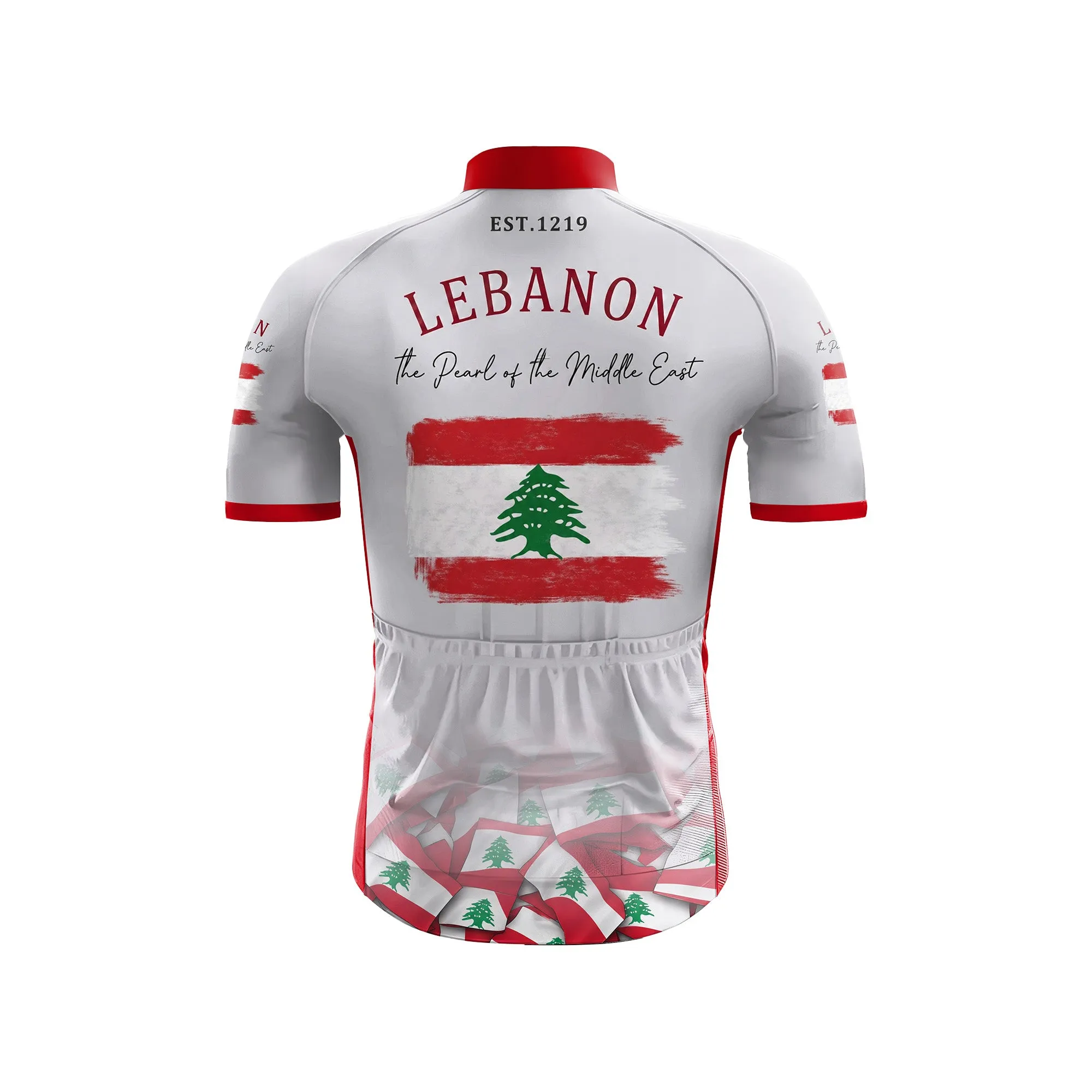 Lebanon Men's Short Sleeve Cycling Kit sold by RSSC Sports product image thumbnail 5