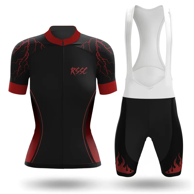 Devil Wing Women's Short Sleeve Cycling Kit made by RSSC Sports