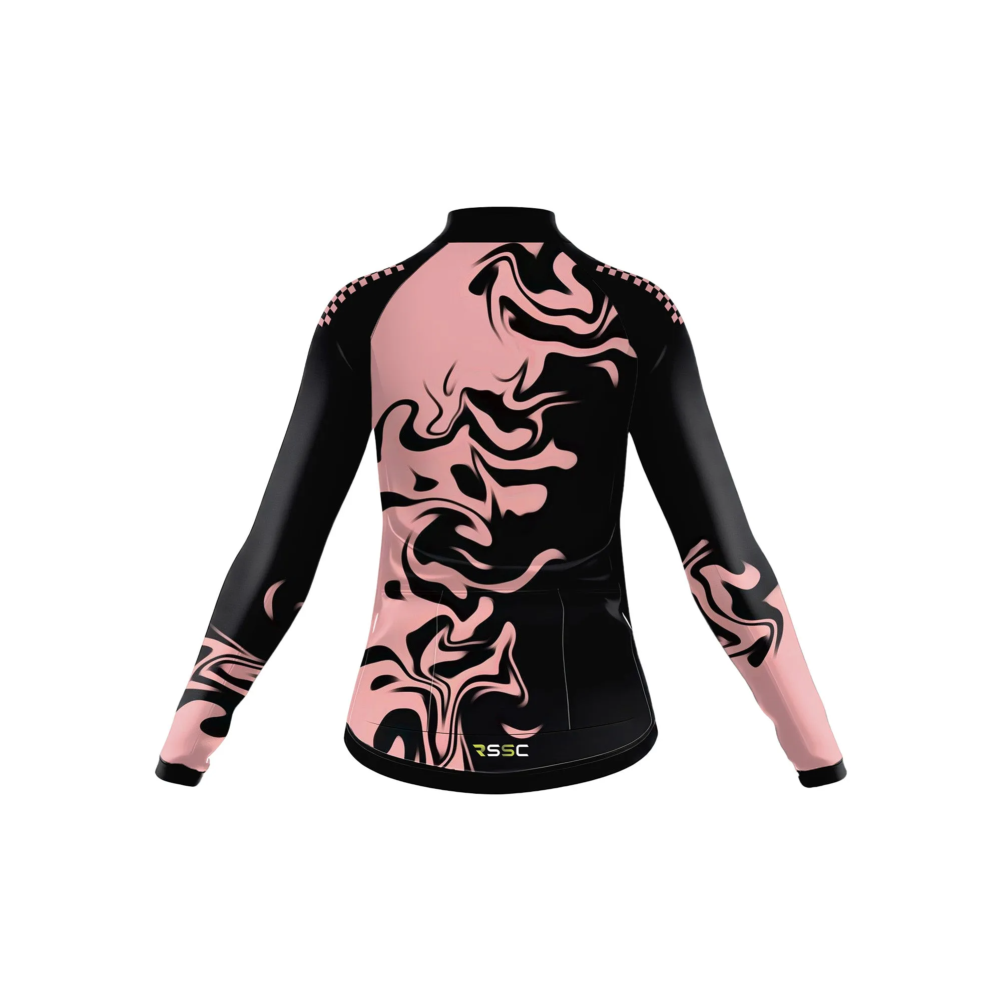 Pink And Black Women's Long Sleeve Cycling Kit sold by RSSC Sports product image thumbnail 4