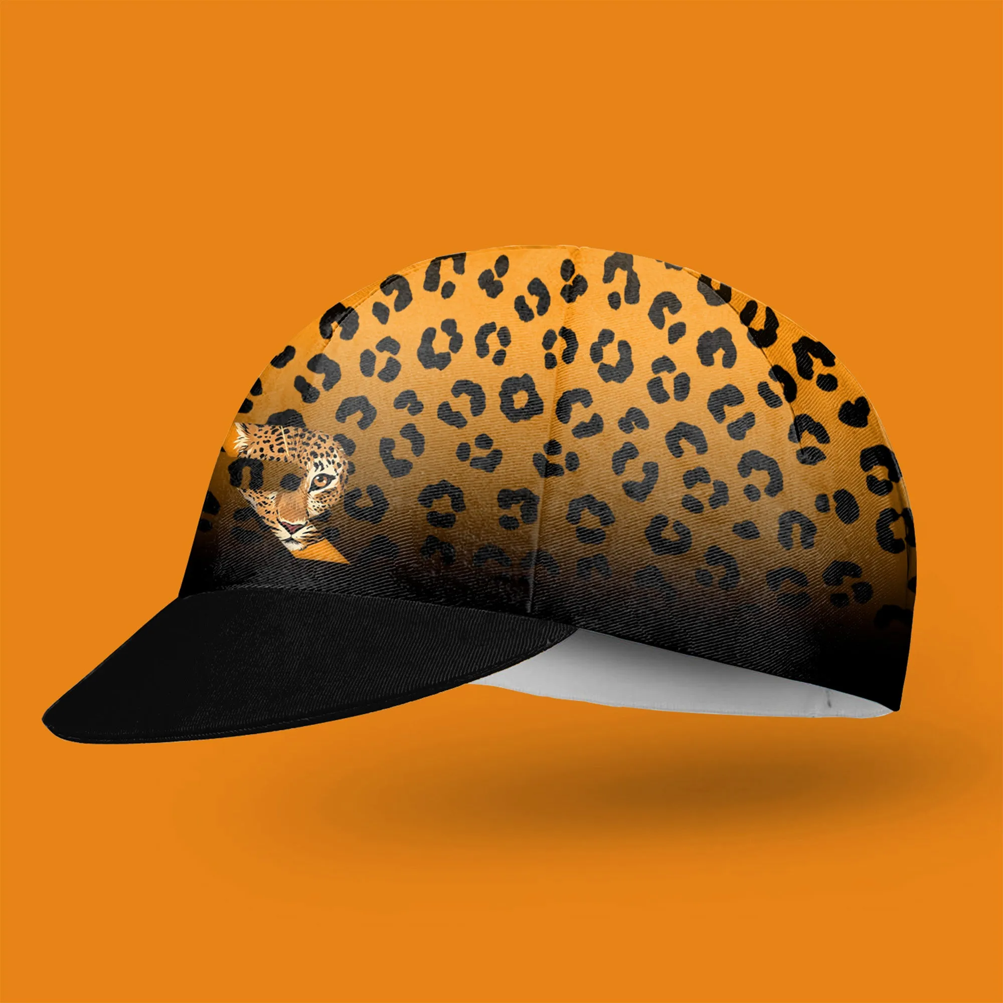 Wild Leopard Gradient Cycling Cap sold by RSSC Sports product image thumbnail 2
