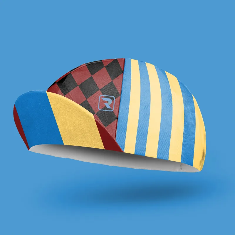 Harlequin Hue Cycling Cap made by RSSC Sports
